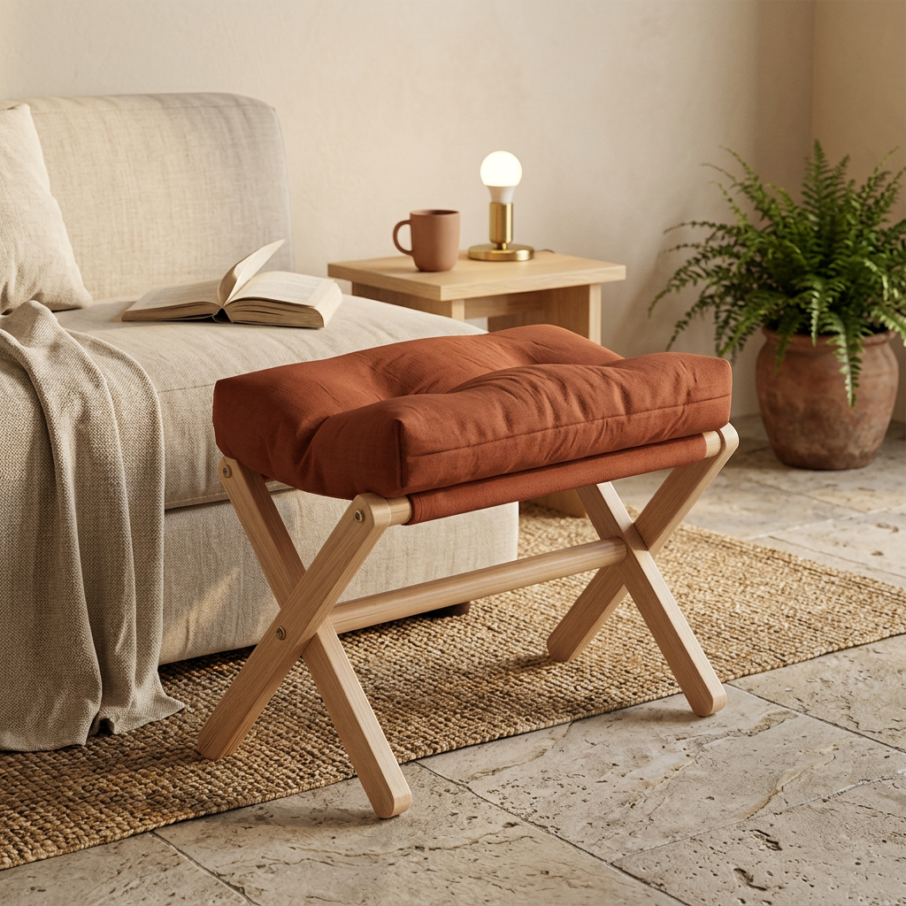 Threshold™ Folding Wooden Stool