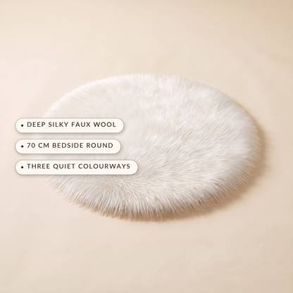 Polar™ Round Faux Fur Rug