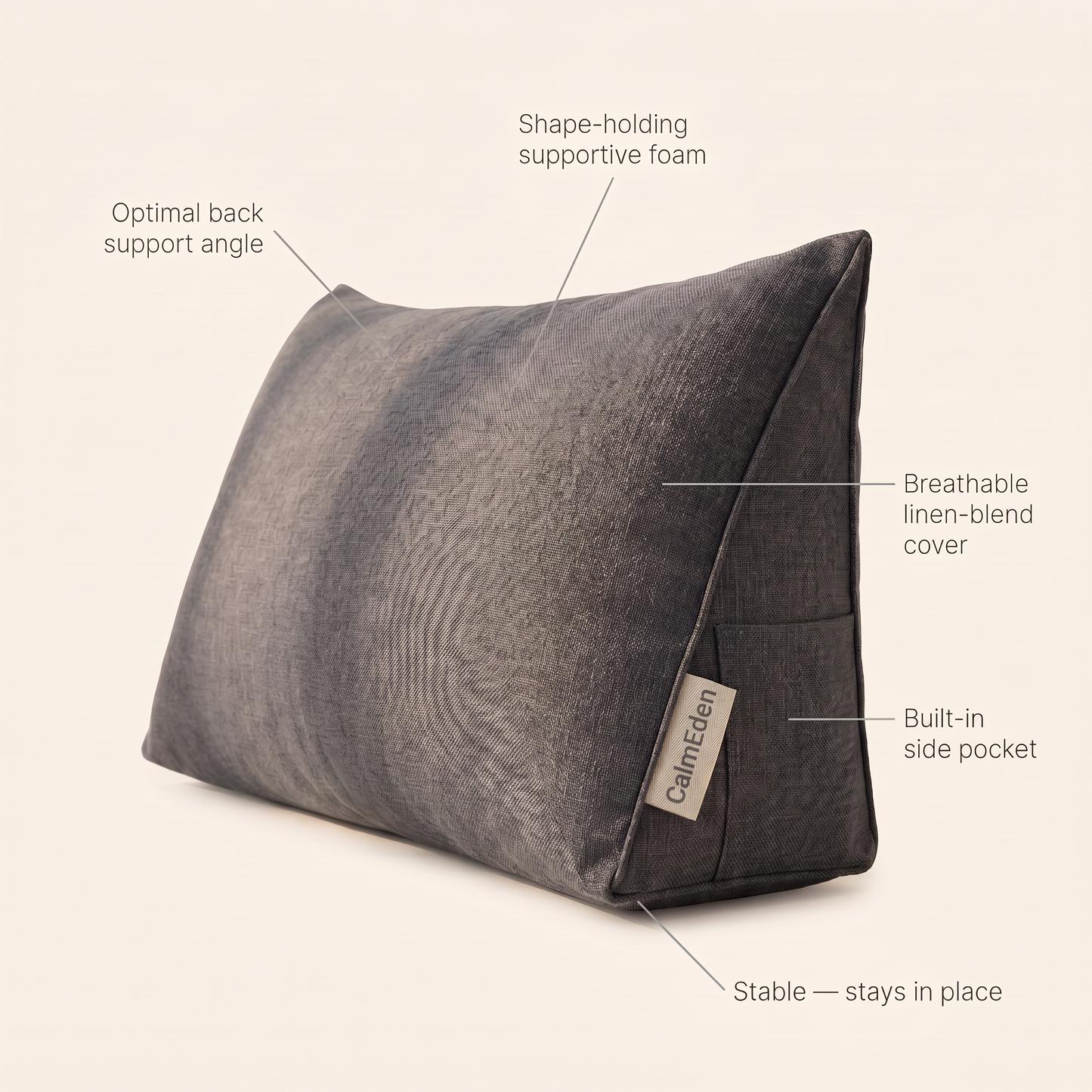 Ridge™ Bed Wedge Backrest