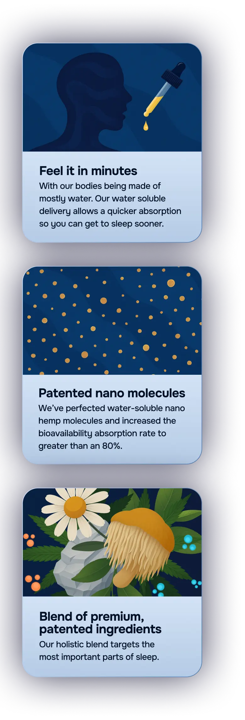 Liquid formula optimized for fast, effective absorption